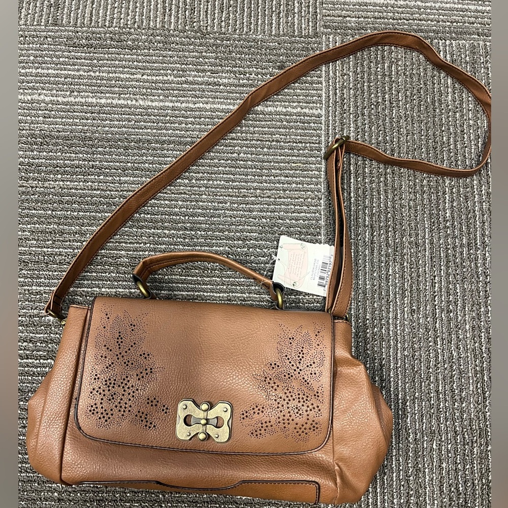 Mariposa brown crossbody bag Claudia NWT